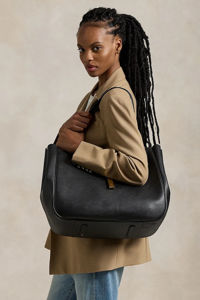 Polo Ralph Lauren geantă shopper pentru femei, din piele 428935220
