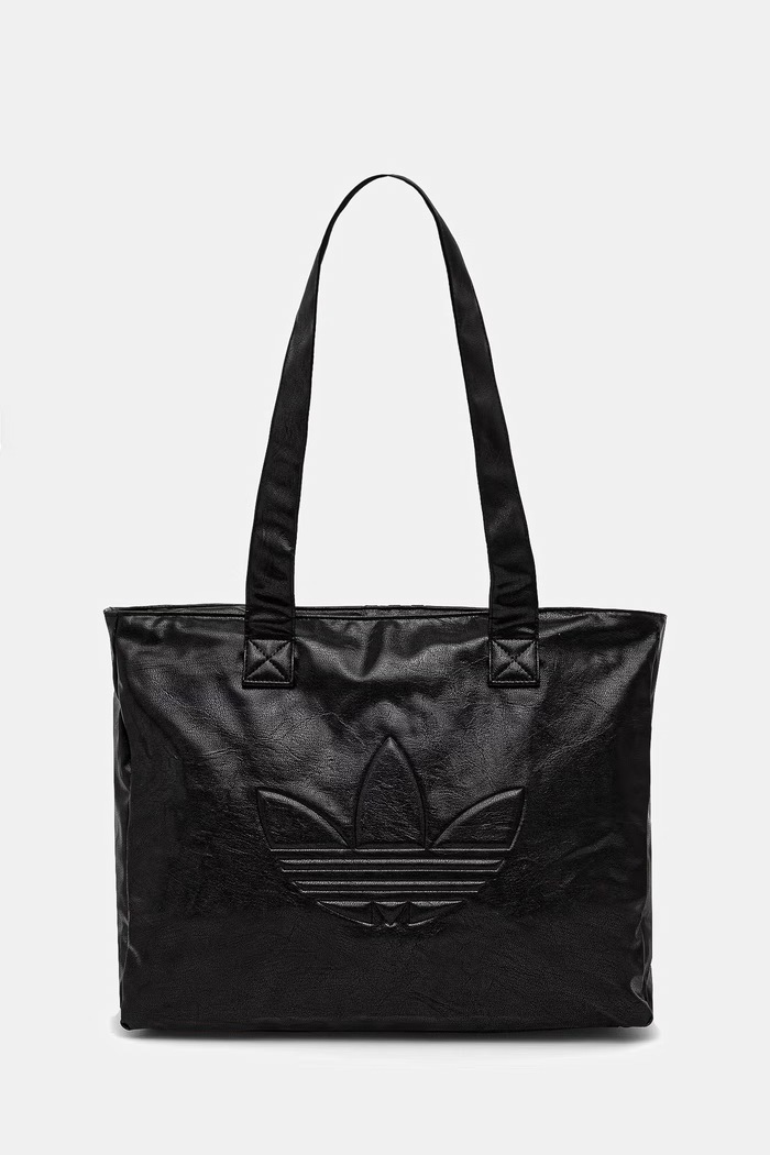 adidas Originals torebka shopper damska z imitacji skóry czarny KR1565