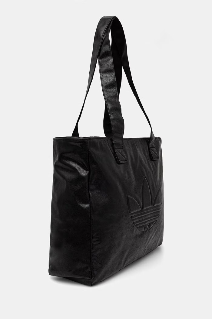 adidas Originals torebka shopper damska z imitacji skóry KR1565 czarny AW26