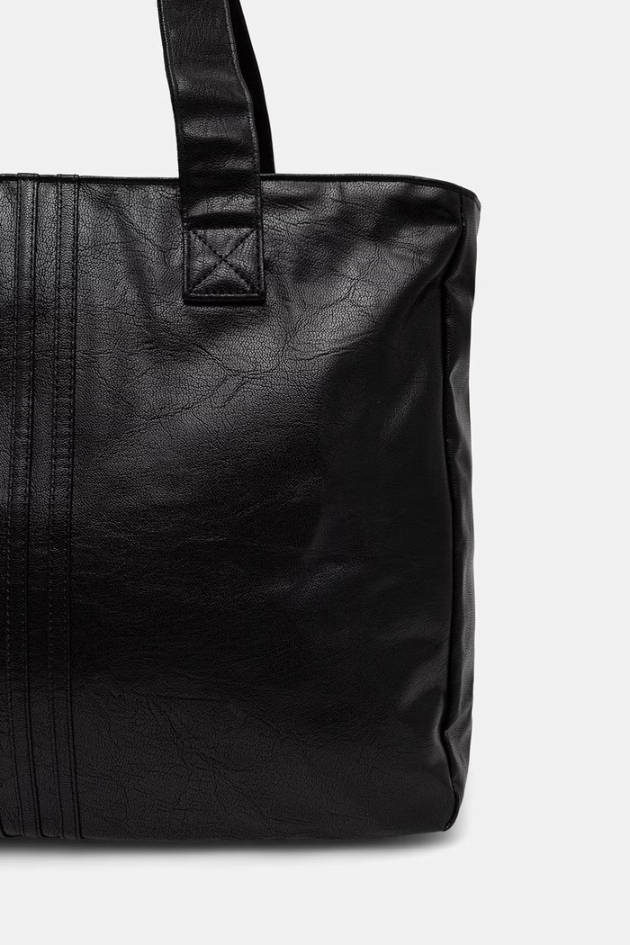 Akcesoria adidas Originals torebka shopper damska z imitacji skóry KR1565 czarny