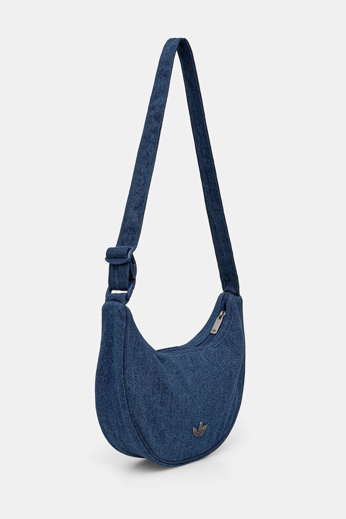 adidas Originals torebka hobo damska jeansowa Adicolor KR1531 niebieski AW26