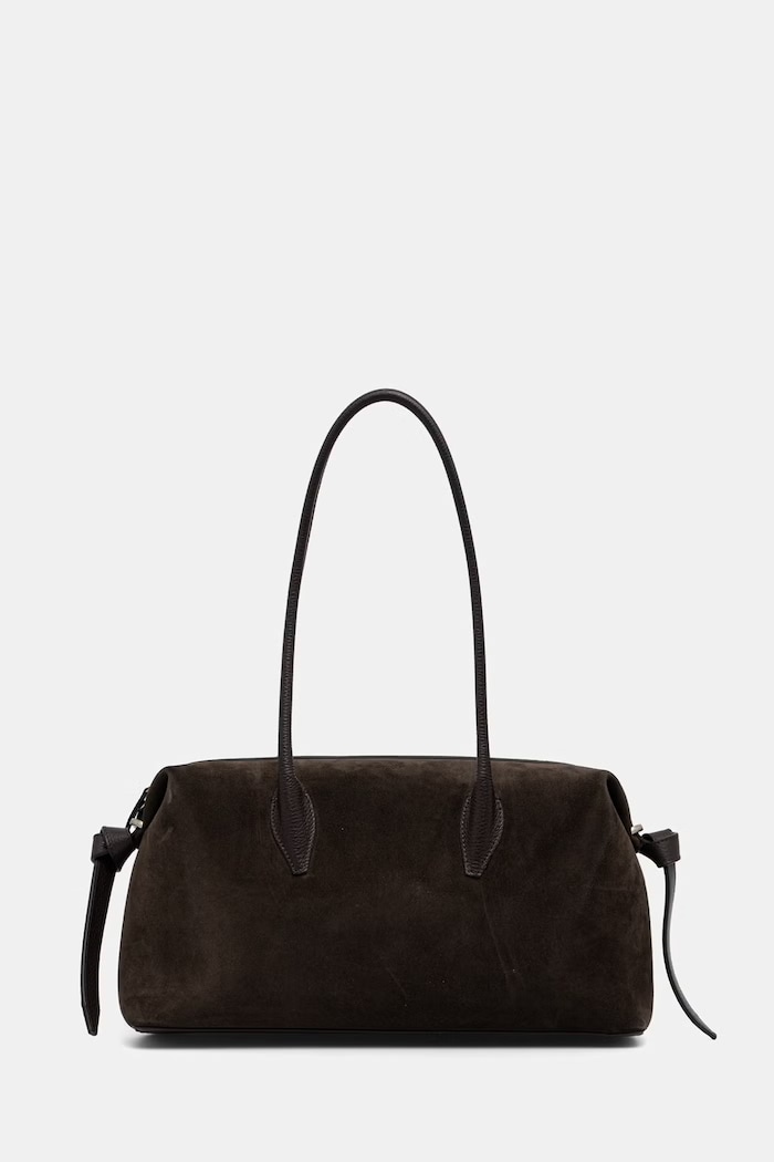 Yuzefi torebka tote damska zamszowa BRIOCHE DUFFLE brązowy YUZSS26.HB.BD.S029