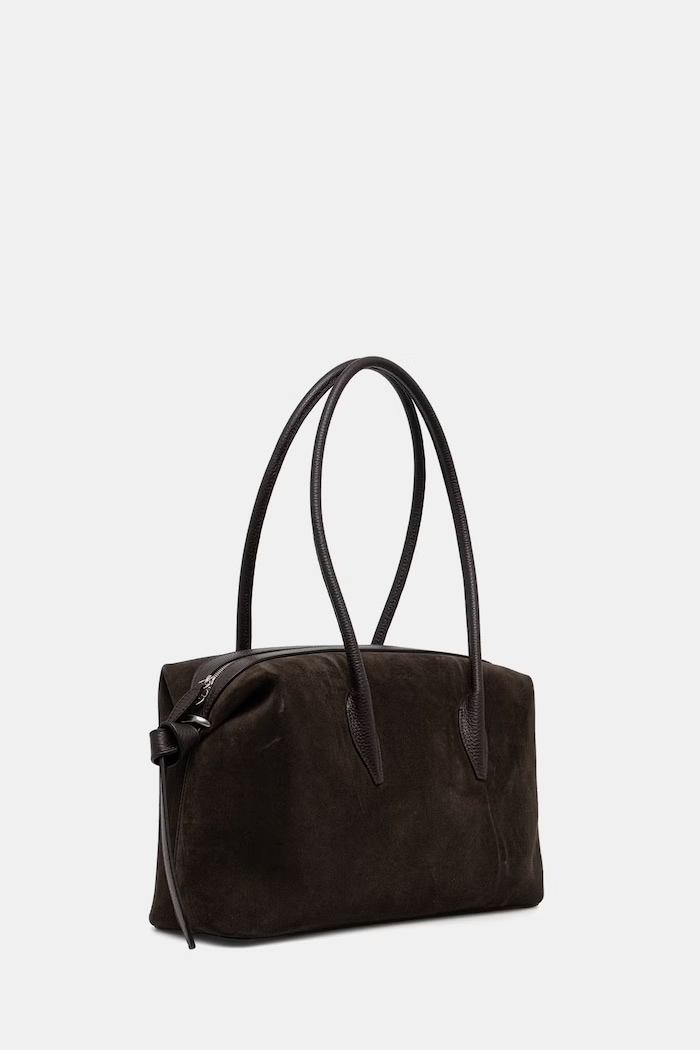 Yuzefi torebka tote damska zamszowa BRIOCHE DUFFLE YUZSS26.HB.BD.S029 brązowy AW26