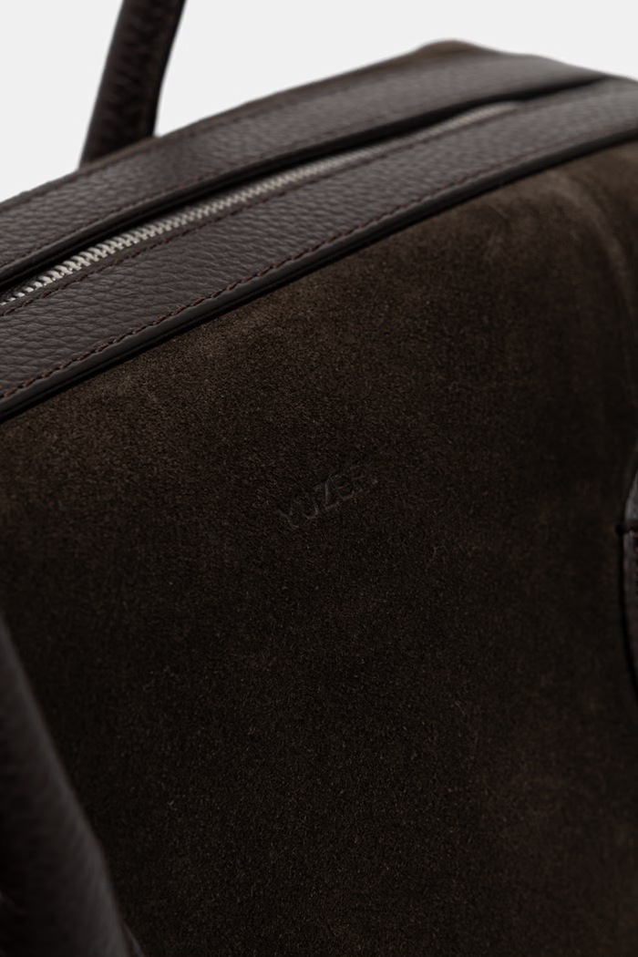 Yuzefi torebka tote damska zamszowa BRIOCHE DUFFLE brązowy YUZSS26.HB.BD.S029