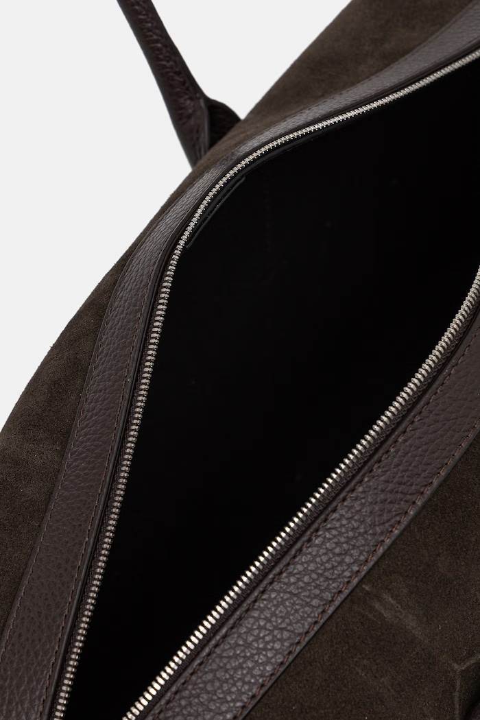 Yuzefi torebka tote damska zamszowa BRIOCHE DUFFLE YUZSS26.HB.BD.S029 brązowy
