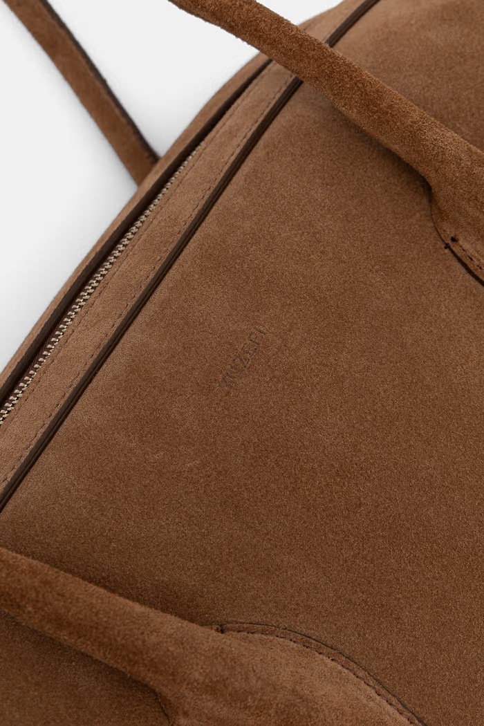 Yuzefi torebka damska zamszowa BRIOCHE DUFFLE brązowy YUZPF25.HB.BD.S015