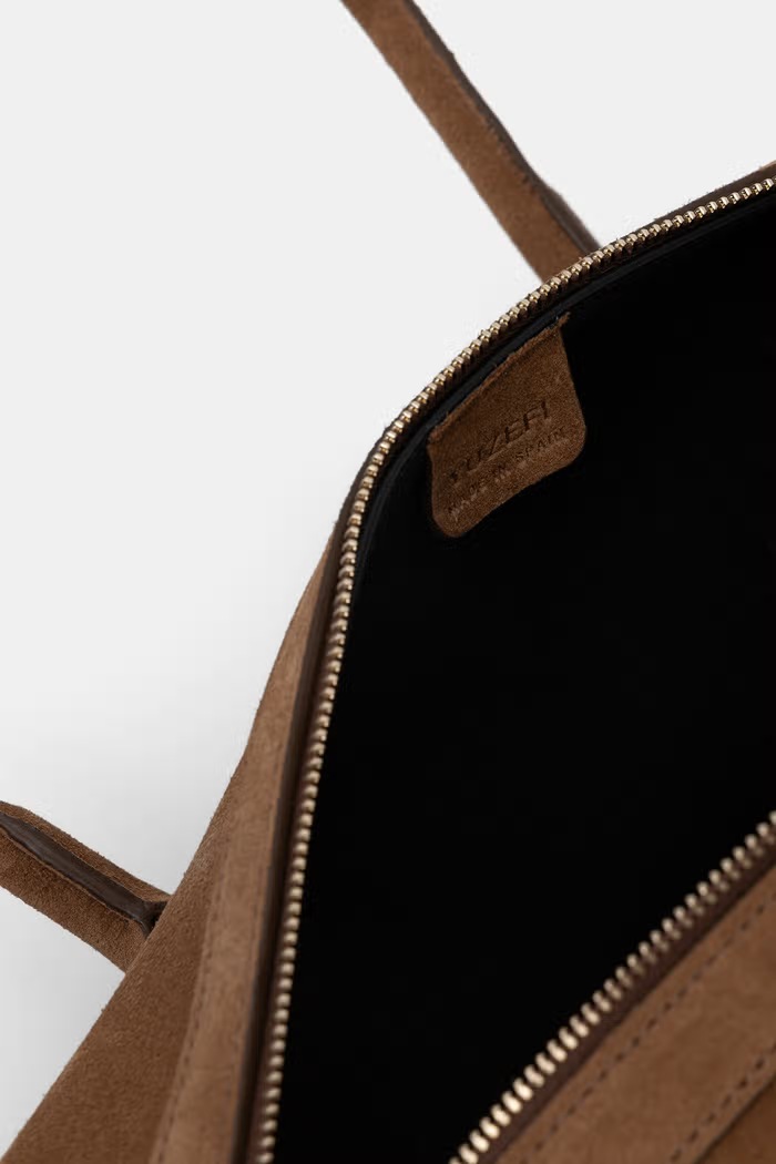 Yuzefi torebka damska zamszowa BRIOCHE DUFFLE YUZPF25.HB.BD.S015 brązowy