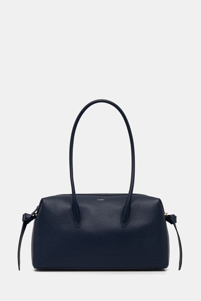 Yuzefi torebka tote damska skórzana BRIOCHE DUFFLE granatowy YUZSS26.HB.BD.L063