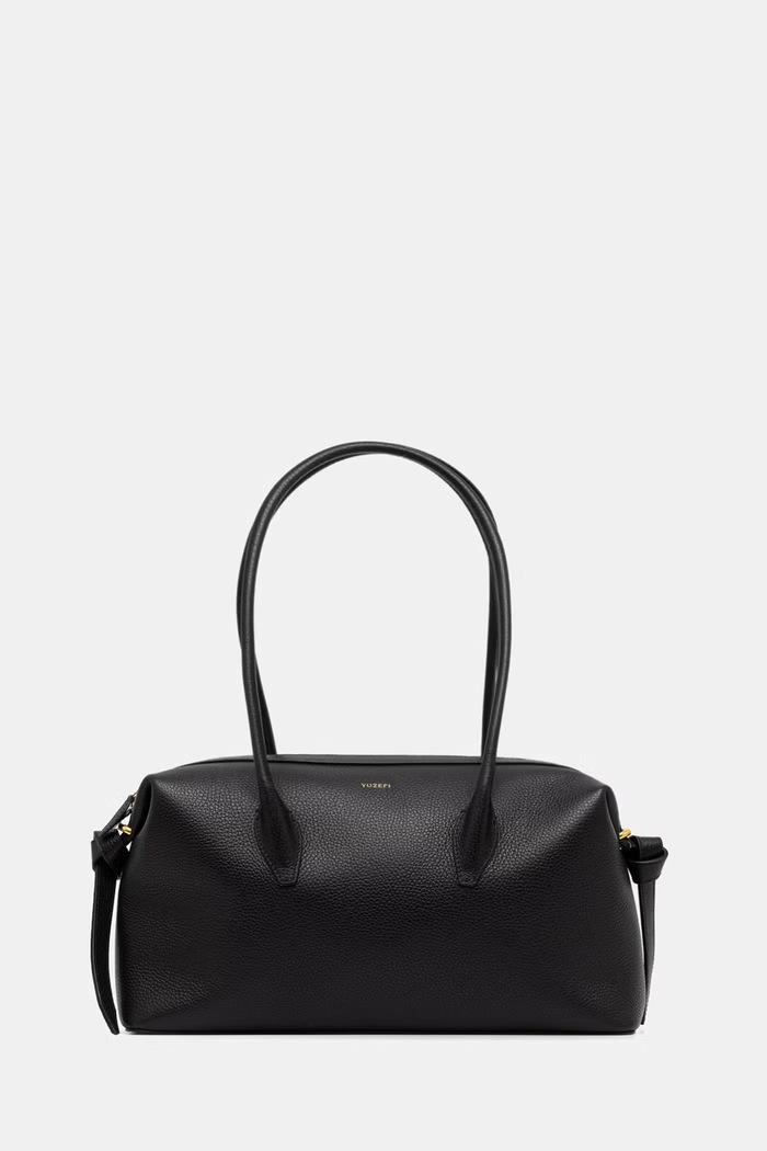 Yuzefi torebka shopper damska skórzana BRIOCHE DUFFLE czarny YUZPF25.HB.BD.L034