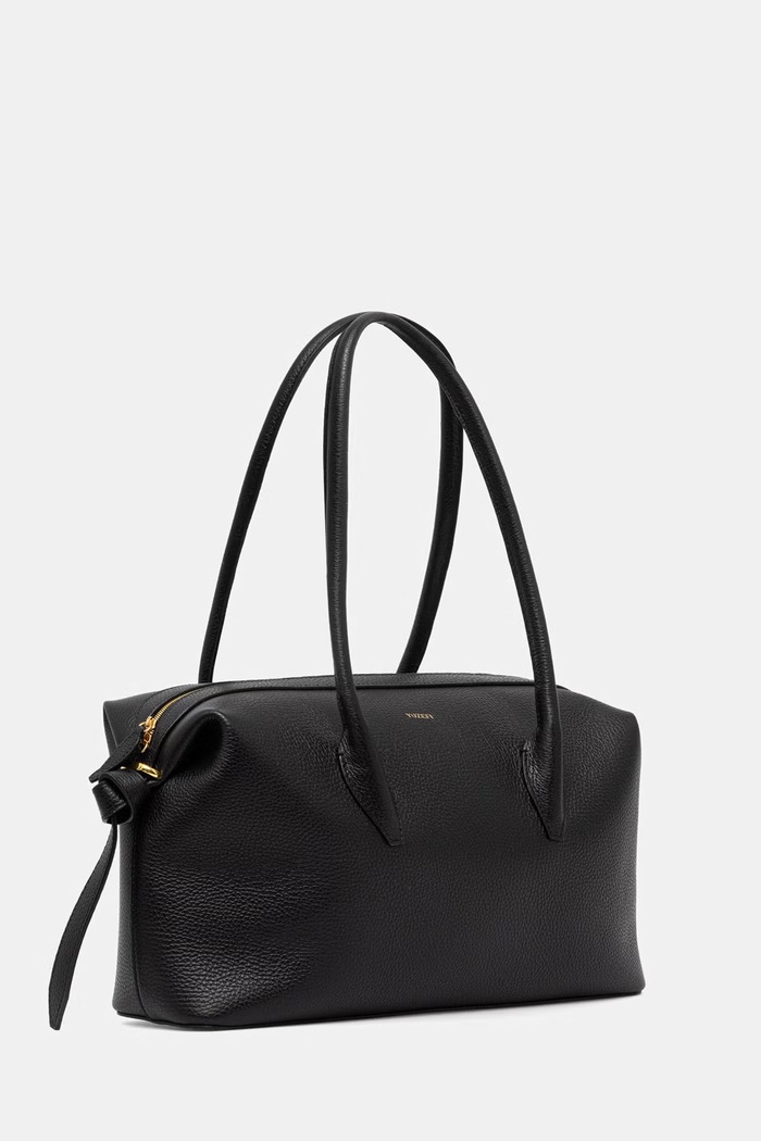 Yuzefi torebka shopper damska skórzana BRIOCHE DUFFLE YUZPF25.HB.BD.L034 czarny AW26