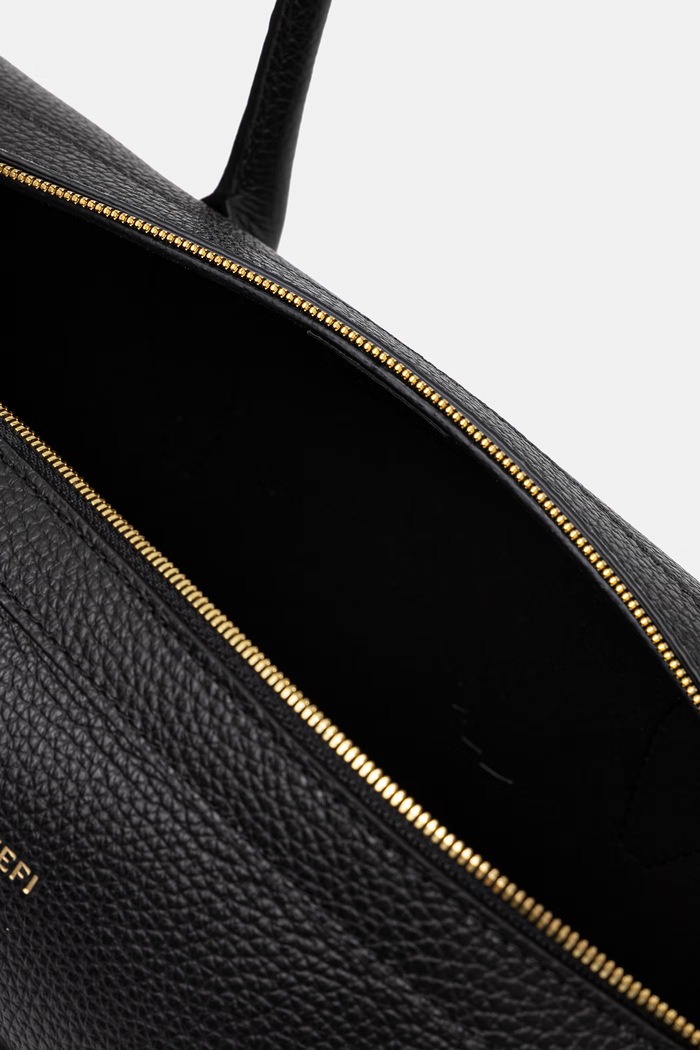 Yuzefi torebka shopper damska skórzana BRIOCHE DUFFLE YUZPF25.HB.BD.L034 czarny