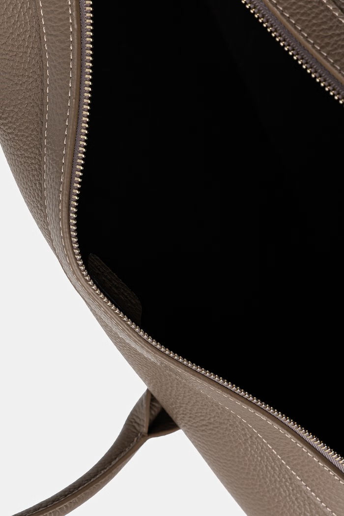 Yuzefi torebka shopper damska skórzana LARGE BRIOCHE DUFFLE YUZRS26.HB.LBD.L052 brązowy