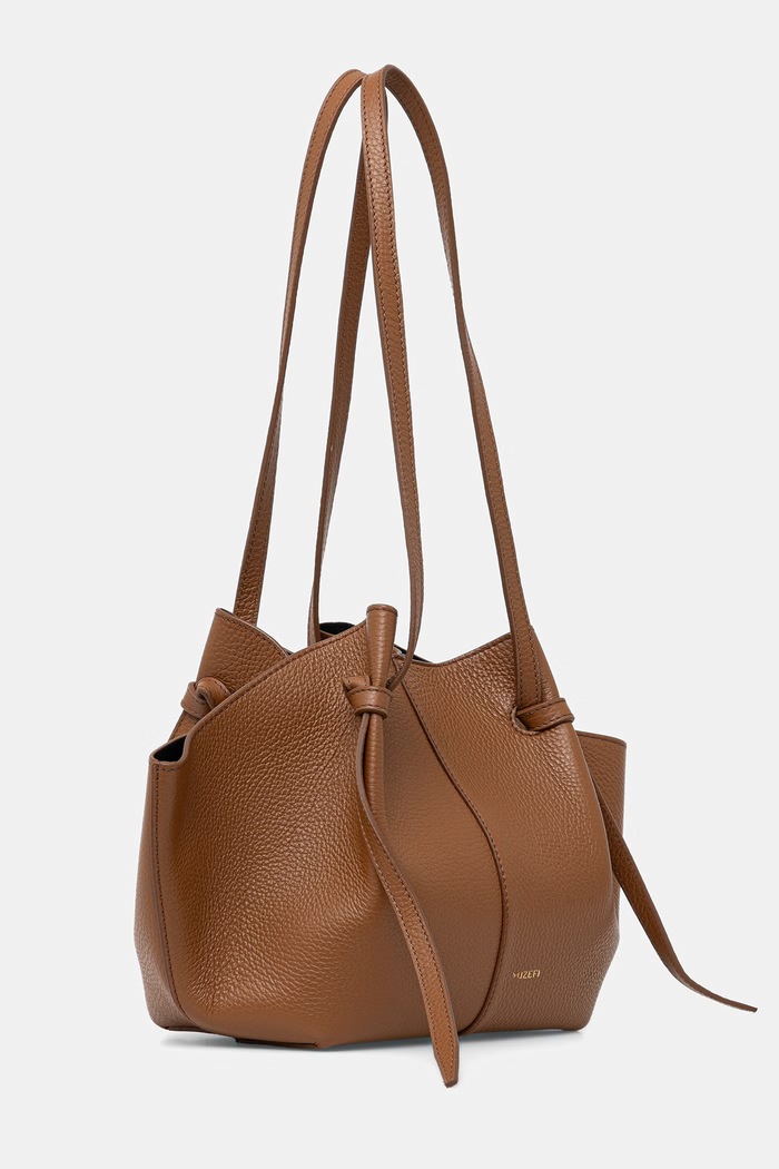Yuzefi kabelka typu tote dámska kožená MOCHI YUZSS26.HB.MO.L069 hnedá AW26