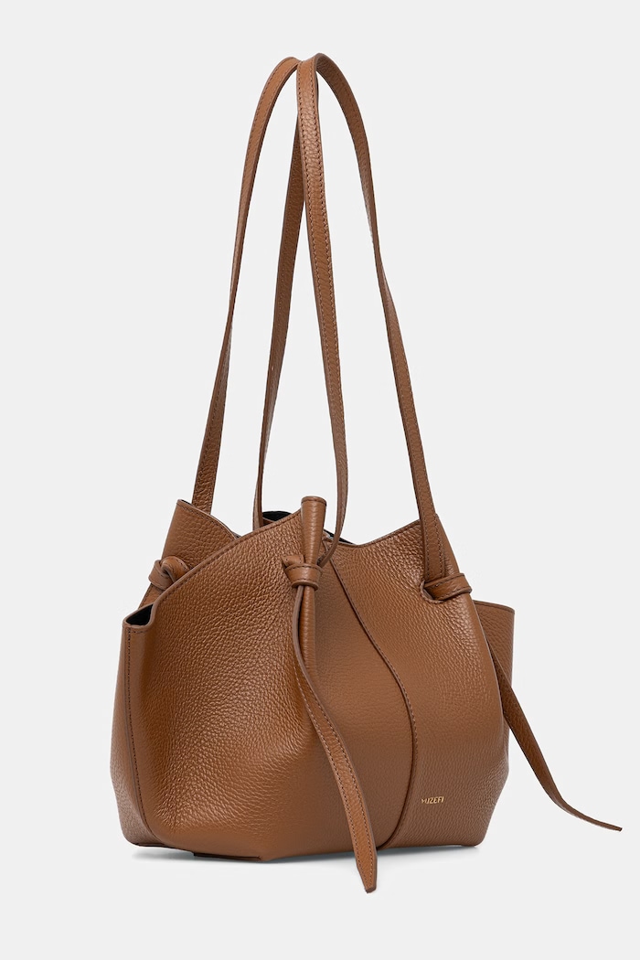 Yuzefi kabelka typu tote dámska kožená MOCHI YUZSS26.HB.MO.L069 hnedá AW26
