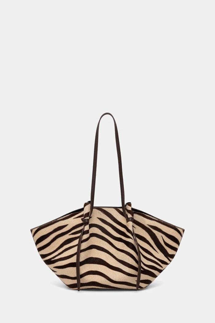 Yuzefi torebka shopper damska skórzana LARGE MOCHI brązowy YUZPF26.HB.LM.L076