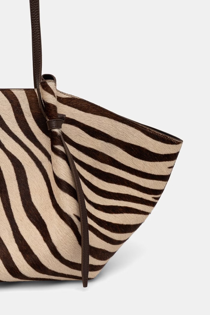 Akcesoria Yuzefi torebka shopper damska skórzana LARGE MOCHI YUZPF26.HB.LM.L076 brązowy