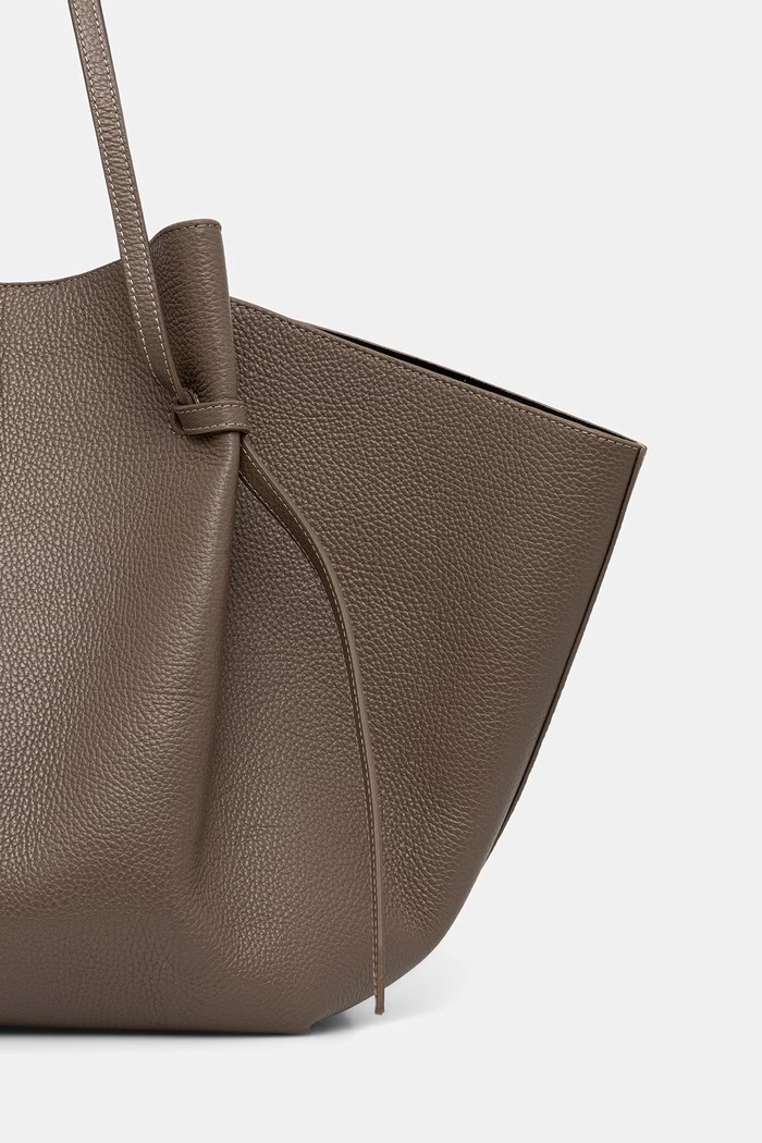 Akcesoria Yuzefi torebka shopper damska skórzana XL MOCHI YUZRS26.HB.XLM.L052 brązowy