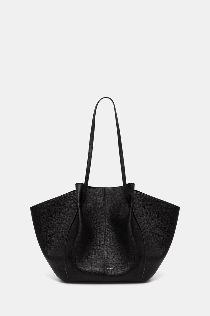 Yuzefi torebka shopper damska skórzana XL MOCHI czarny YUZRS26.HB.XLM.L034