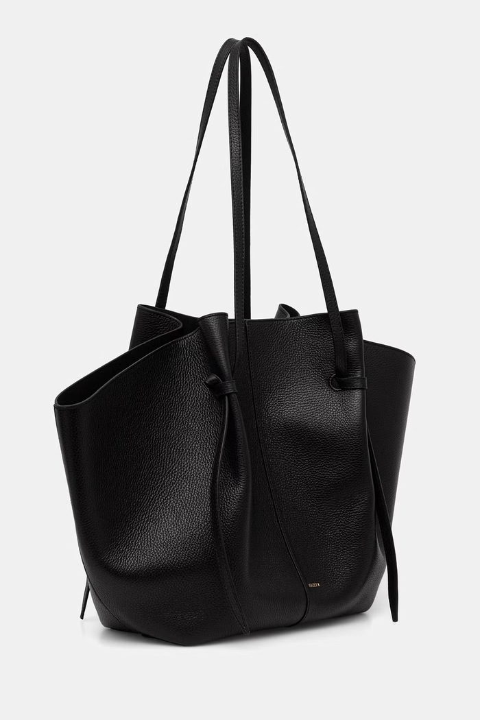 Yuzefi torebka shopper damska skórzana XL MOCHI YUZRS26.HB.XLM.L034 czarny AW26