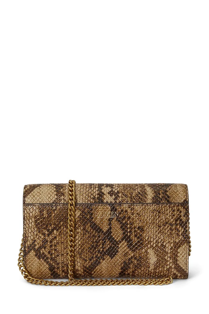 Lauren Ralph Lauren torebka crossbody damska skórzana 432P15692 zielony AW26