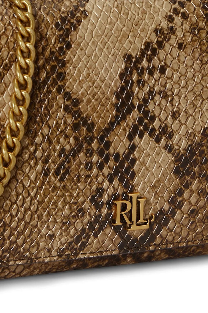 Lauren Ralph Lauren torebka crossbody damska skórzana 432P15692 zielony