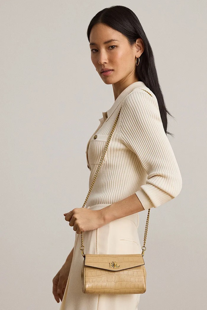 Lauren Ralph Lauren torebka crossbody damska skórzana 432P15659