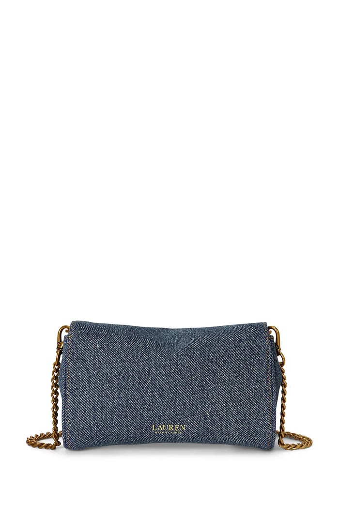 Lauren Ralph Lauren torebka crossbody damska jeansowa 432P15657 niebieski AW26