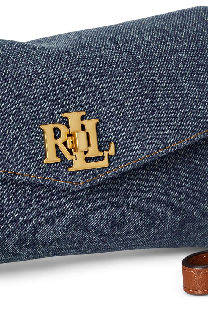 Lauren Ralph Lauren torebka crossbody damska jeansowa 432P15657