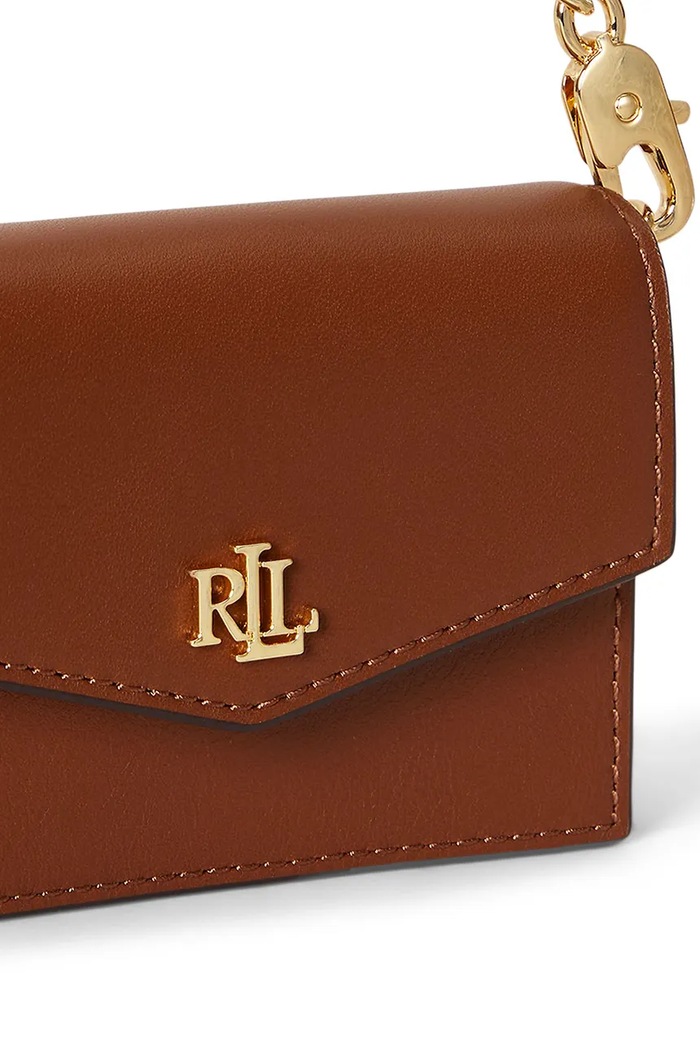 Lauren Ralph Lauren kopertówka damska skórzana 432P11755 brązowy