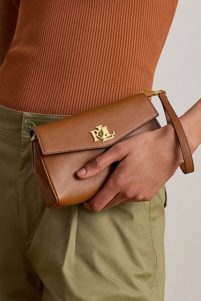 Lauren Ralph Lauren сумка crossbody для женщин кожаная 432P11743
