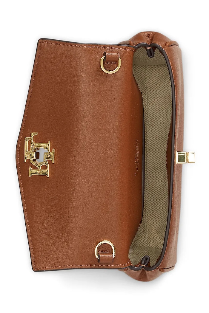 Lauren Ralph Lauren сумка crossbody для женщин кожаная 432P11743 коричневый