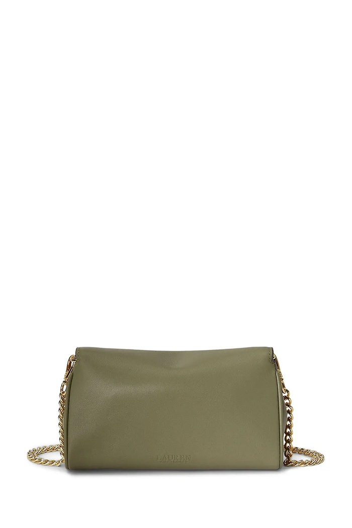 Lauren Ralph Lauren torebka crossbody damska skórzana 432P11743 zielony AW26