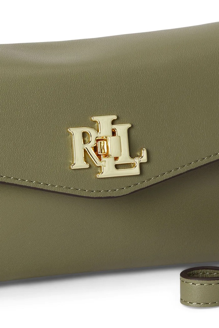 Lauren Ralph Lauren torebka crossbody damska skórzana 432P11743 zielony