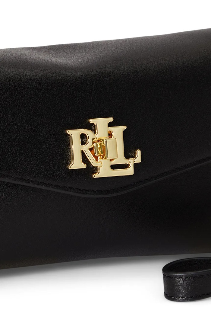 Lauren Ralph Lauren torebka crossbody damska skórzana 432P11743 czarny