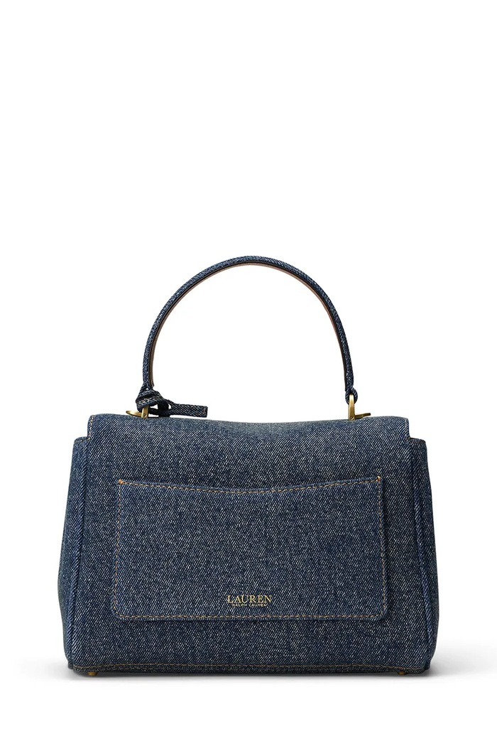 Lauren Ralph Lauren torebka crossbody damska jeansowa 431P15613 niebieski AW26
