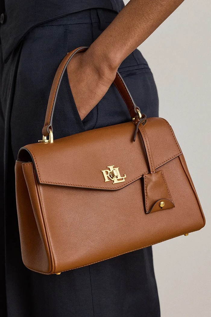 Lauren Ralph Lauren Torebka crossbody damska skórzana 431P15611