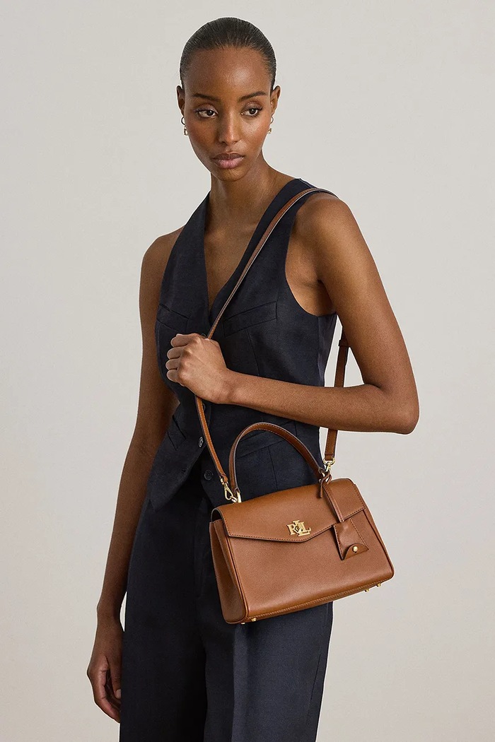 Lauren Ralph Lauren Torebka crossbody damska skórzana 431P15611