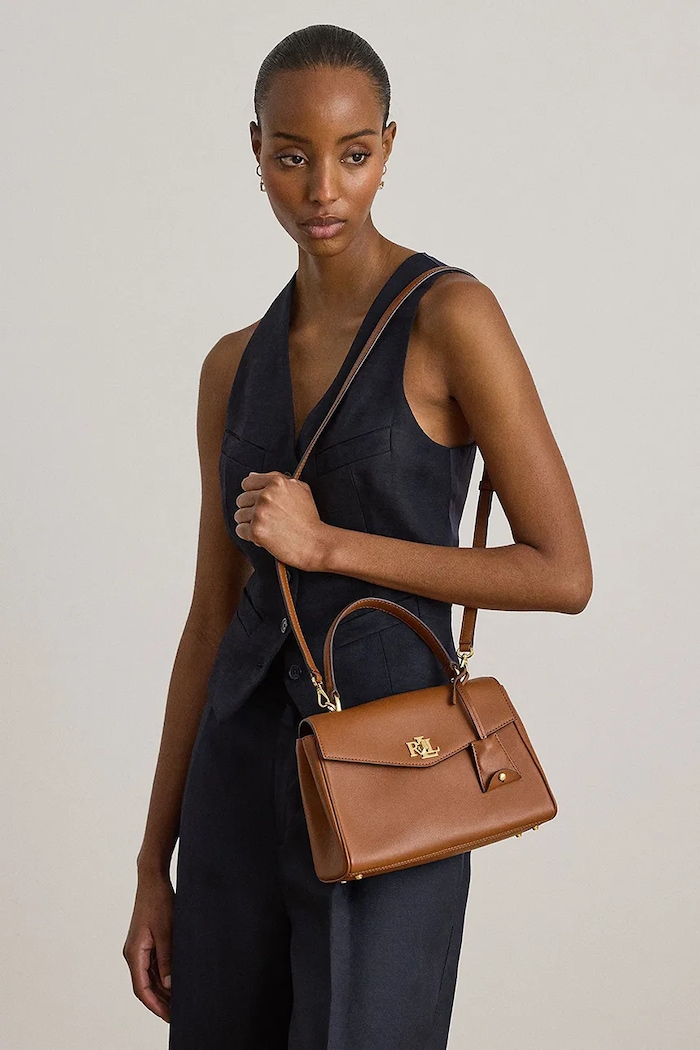 Lauren Ralph Lauren Torebka crossbody damska skórzana 431P15611