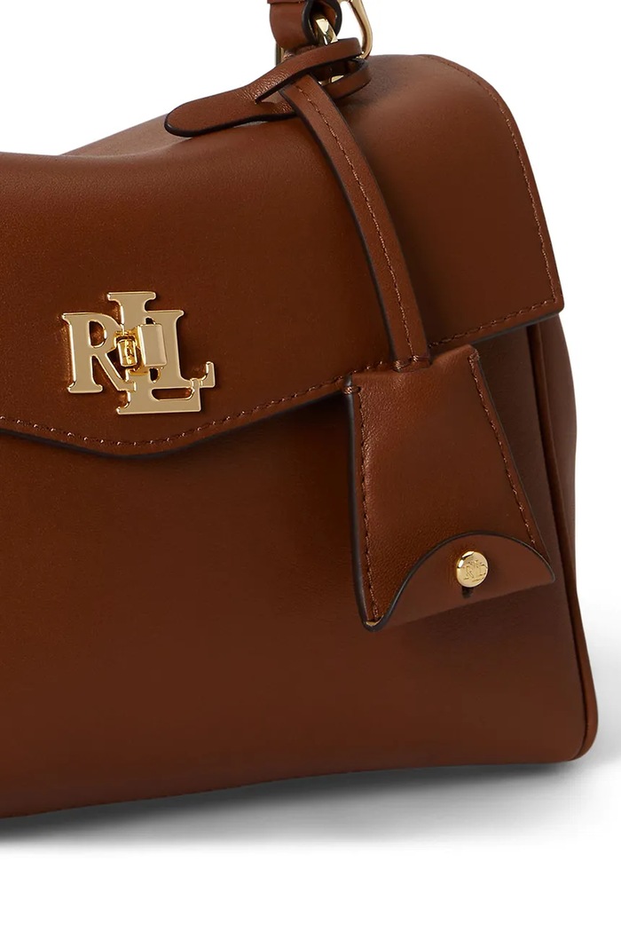 Torebka crossbody damska skórzana Lauren Ralph Lauren 431P15611 brązowy