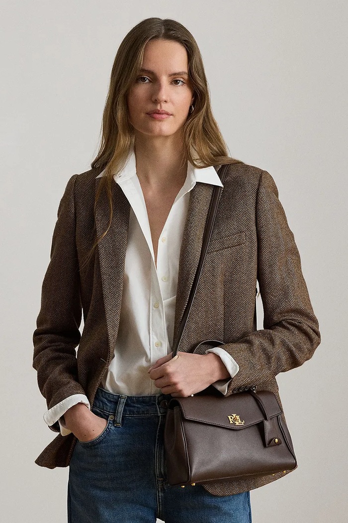 Lauren Ralph Lauren torebka crossbody damska skórzana 431P15611