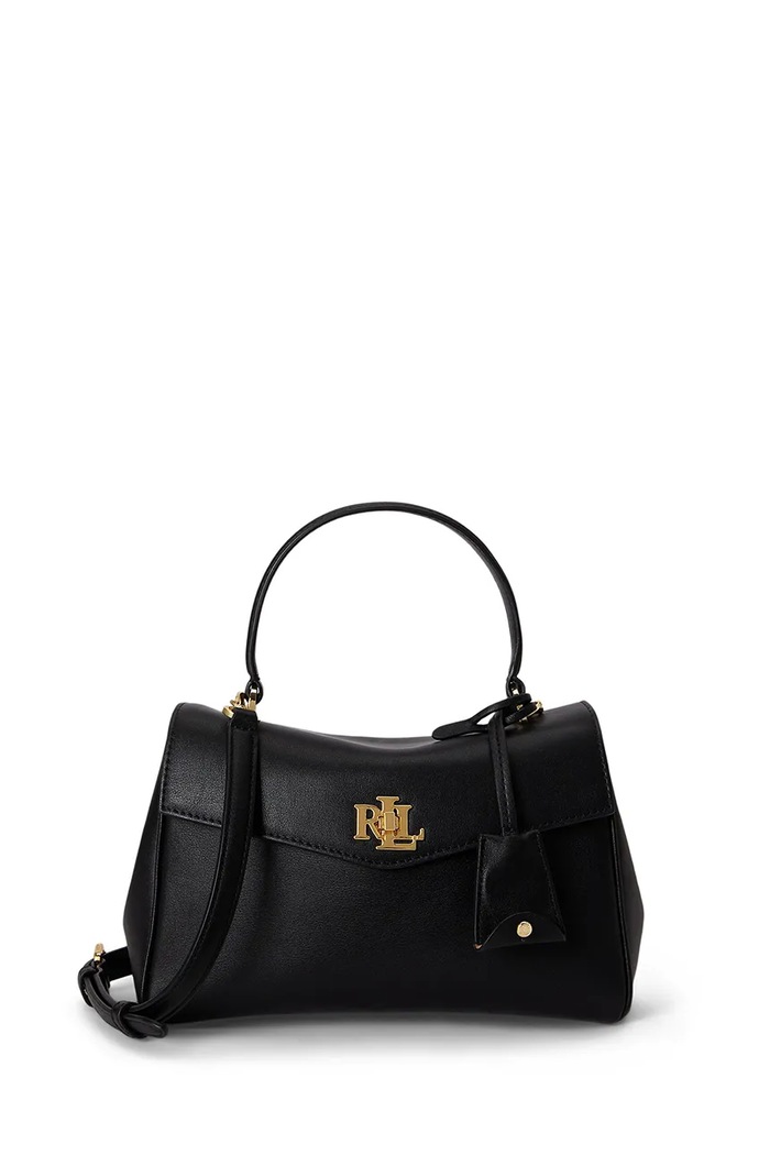 Lauren Ralph Lauren torebka crossbody damska skórzana czarny 431P15611