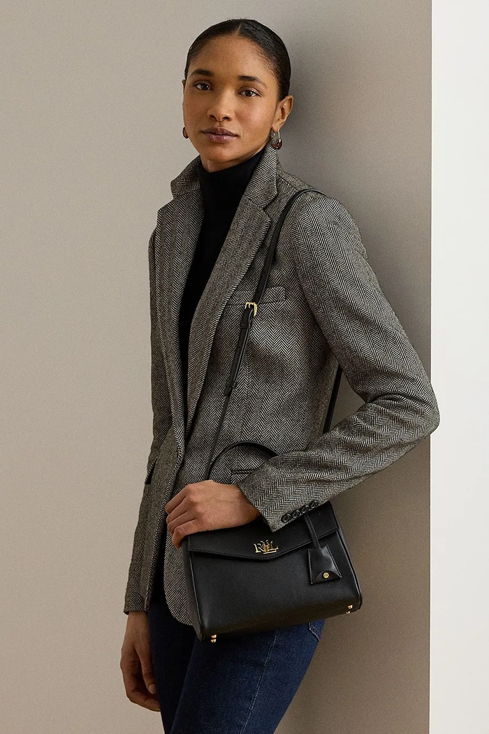 Lauren Ralph Lauren torebka crossbody damska skórzana 431P15611