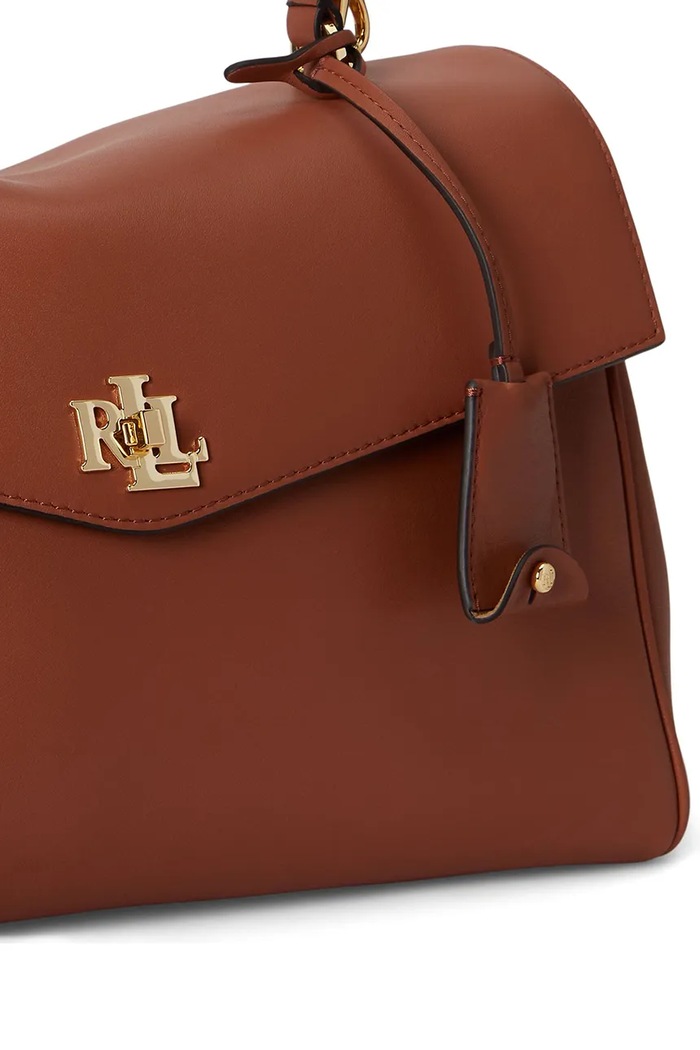 Lauren Ralph Lauren torebka damska skórzana 431P11738 brązowy