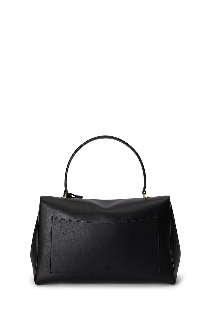 Lauren Ralph Lauren torebka damska skórzana 431P11738 czarny AW26
