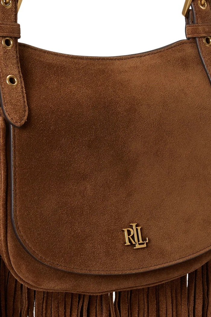 Lauren Ralph Lauren torebka crossbody damska zamszowa 431P11793