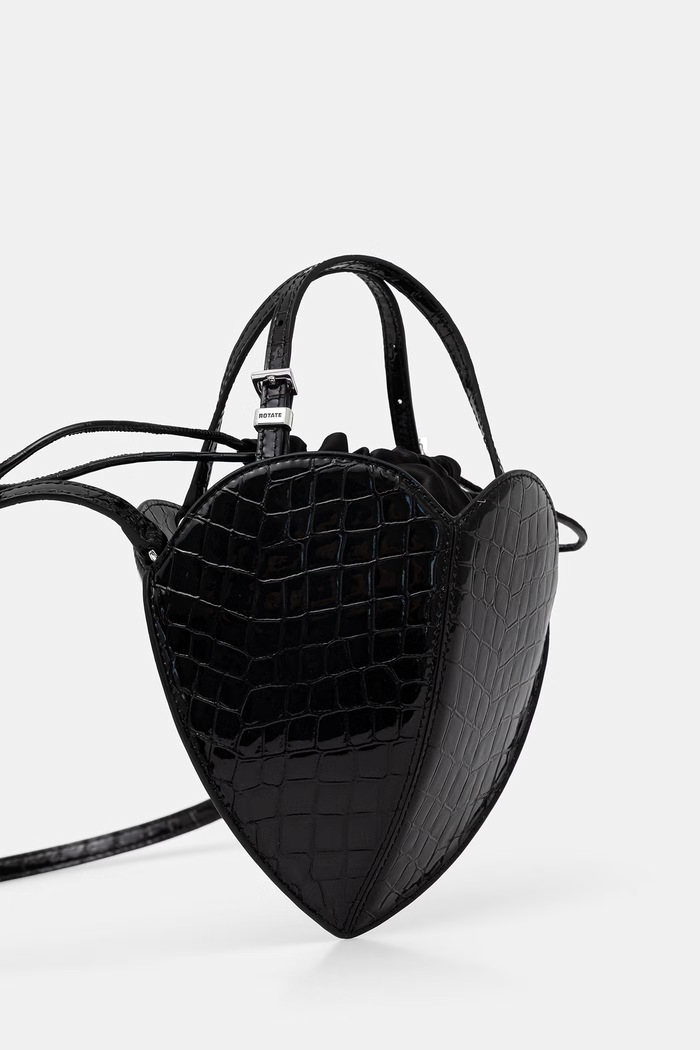 Rotate crossbody kabelka dámská kožená 116427100 černá AW26