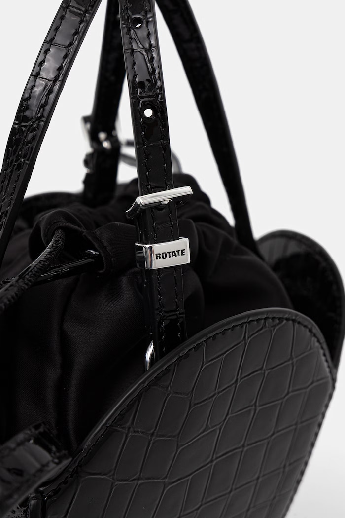 Rotate crossbody kabelka dámská kožená černá 116427100