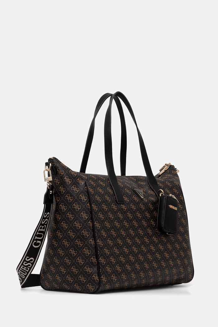 Guess shopper torba za žene od imitacije kože LATONA TWHQ92.11017 smeđa AW26