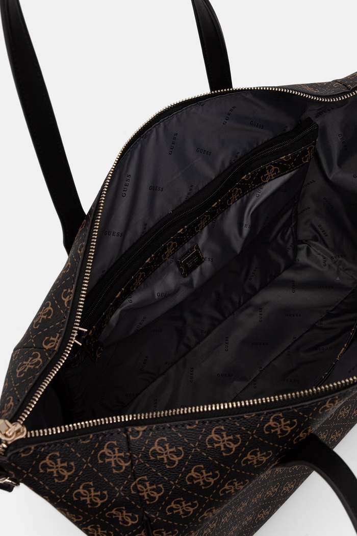 Guess shopper torba za žene od imitacije kože LATONA TWHQ92.11017 smeđa