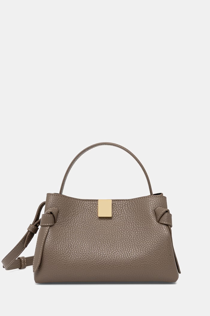 Yuzefi torebka crossbody damska skórzana GYOZA MINI brązowy YUZSS25.HB.MGZ.L052